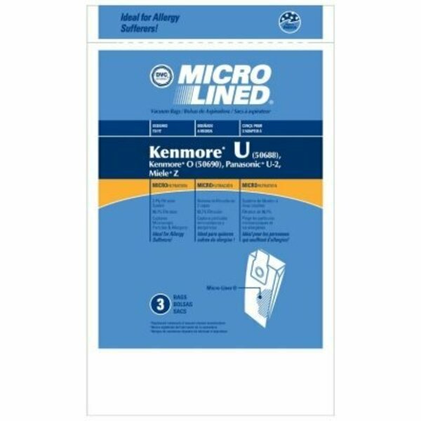 Elco Laboratories Kenmore U Vac Bag 3PK KER-1468